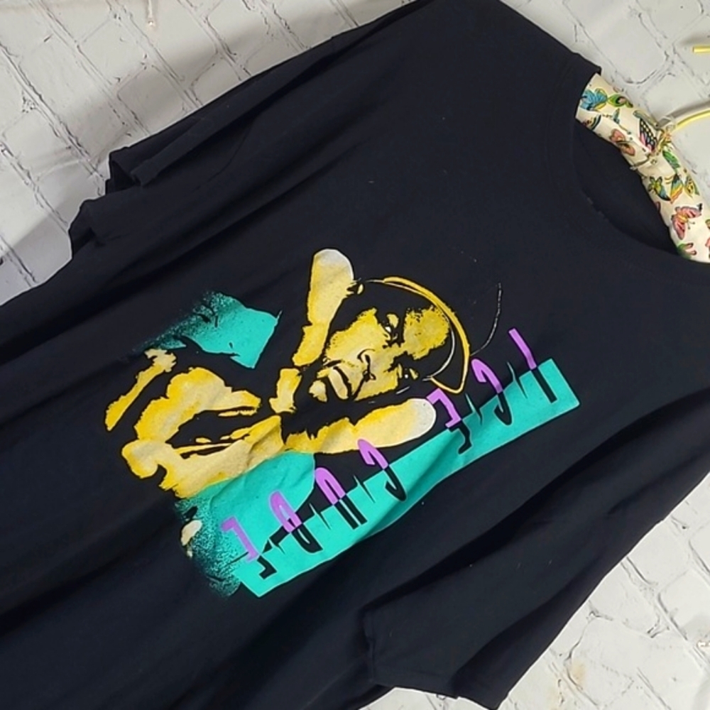Ice Cube NWA Rap Classic 90s Black Graphic Print Tee Tshirt Mens Size 2XL - Picture 5 of 12
